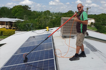 solar panel cleaning